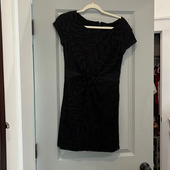 Armani exchange little black dress! Flattering and chic! Size 6 - Picture 3 of 8